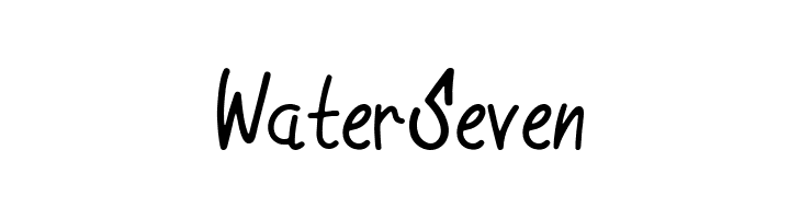 Water Seven  font caratteri gratis