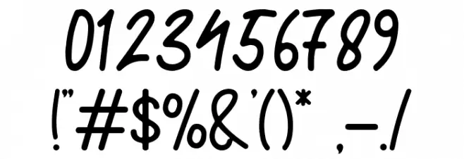 Water Seven Font OTHER CHARS