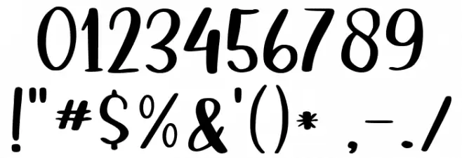 Water Shower Regular Font OTHER CHARS