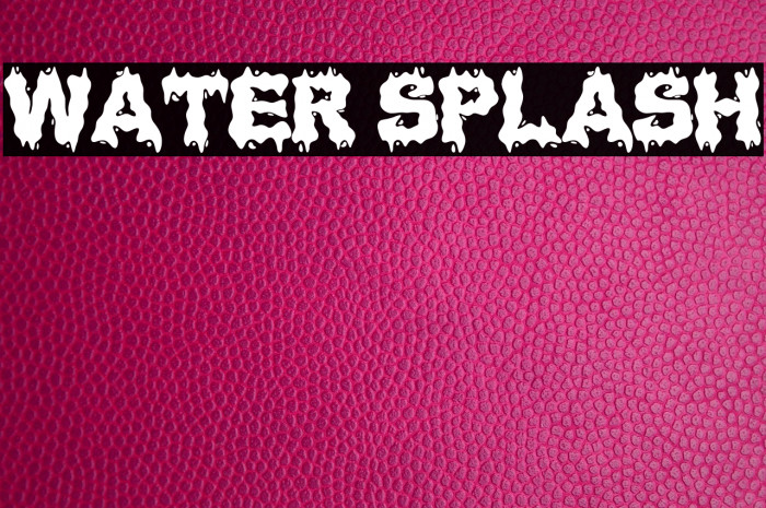 Water Splash Example 1