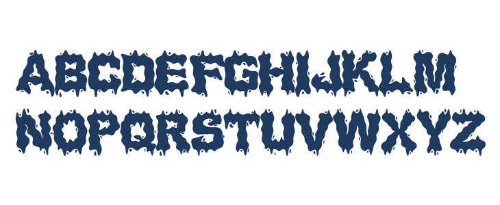 Water Splash Lowercase