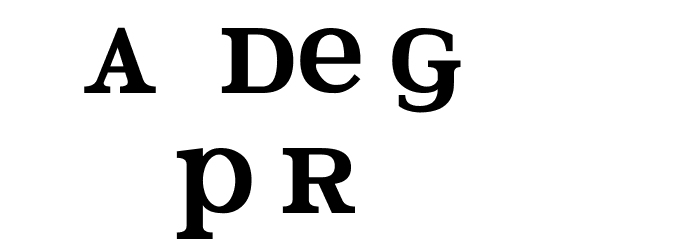 Water Street Detour Regular Font LOWERCASE