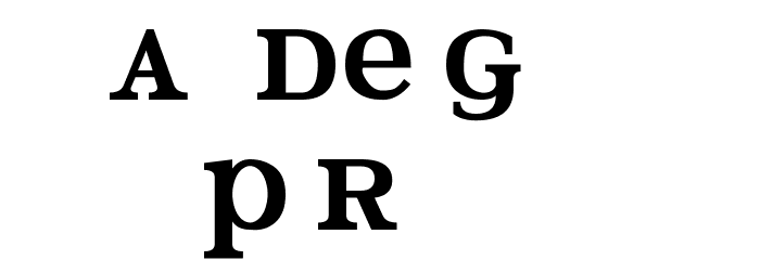 Water Street Detour Regular Font LOWERCASE