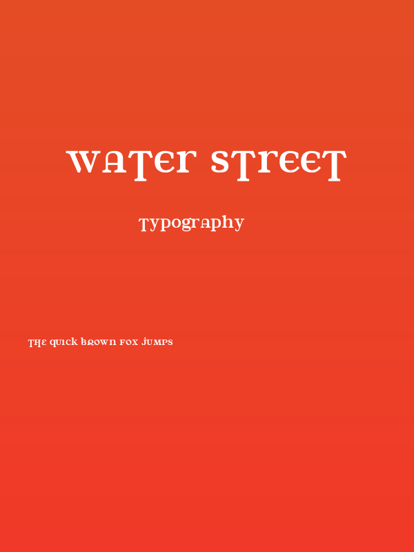 Water Street Poster