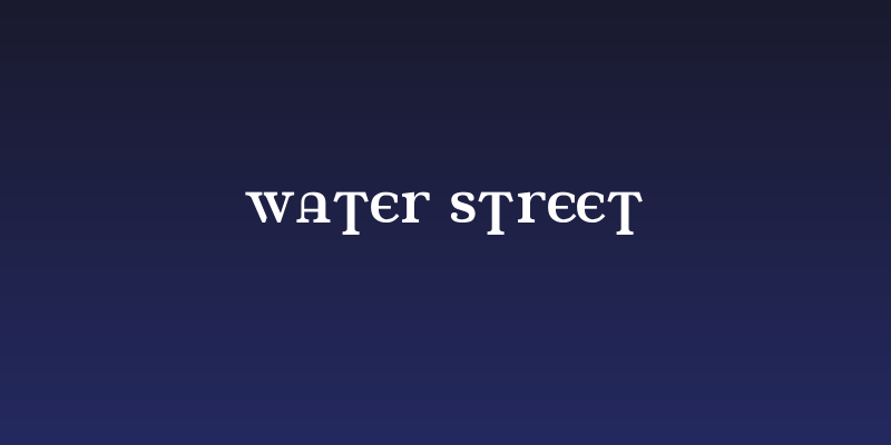 Water Street Social Header