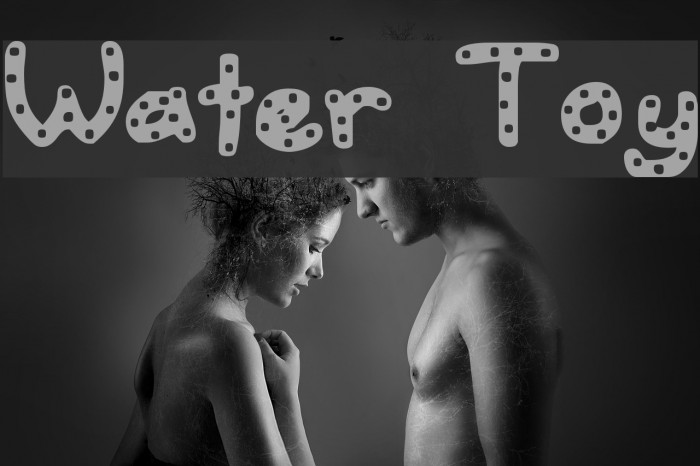 Water Toy Font examples
