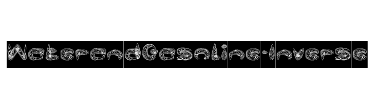Water and Gasoline-Inverse  Free Fonts Download