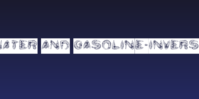 Water and Gasoline-Inverse Social Header