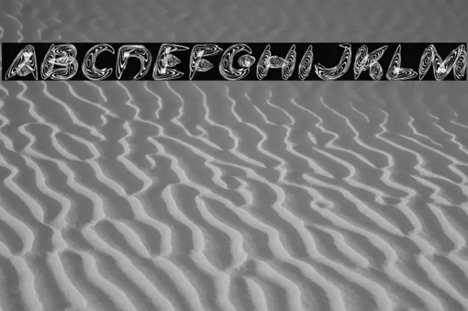 Water and Gasoline Italic Font examples