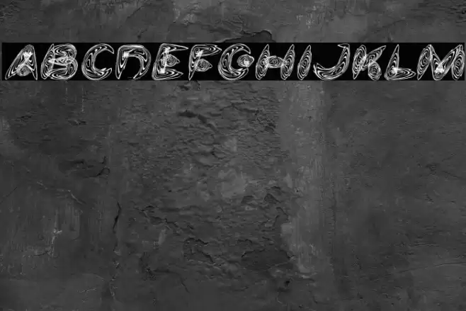 Water and Gasoline Italic Font examples