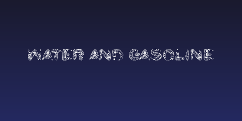 Water and Gasoline Social Header
