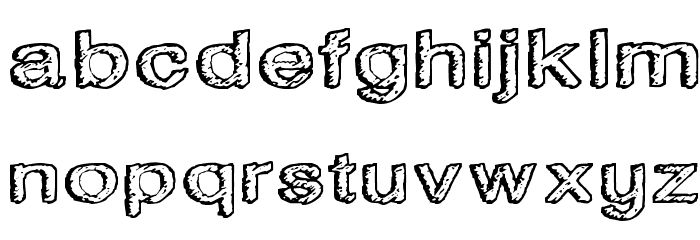 Water on the Oil Font LOWERCASE