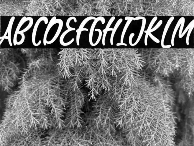 WaterBlaster Font examples