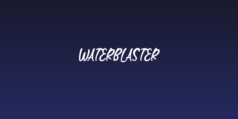 WaterBlaster Social Header