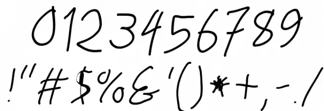 WaterFire Oblique Font OTHER CHARS