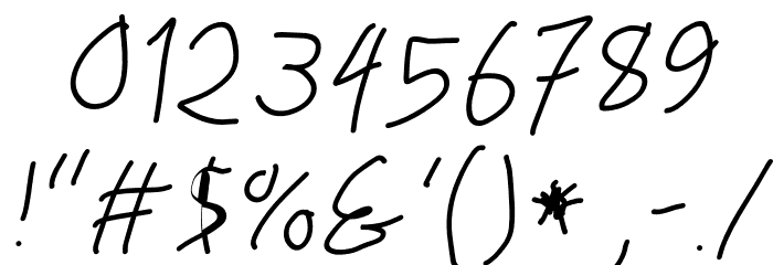 WaterFire Oblique Font OTHER CHARS