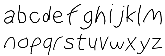 WaterFire Oblique Font LOWERCASE