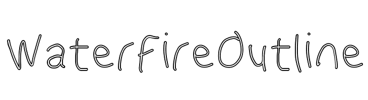 WaterFire Outline Font