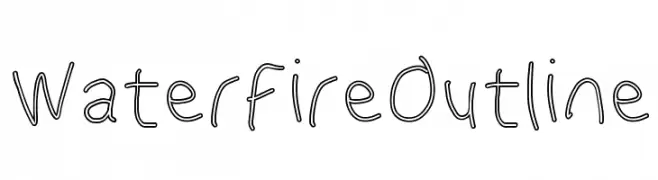 WaterFire Outline  免费字体下载