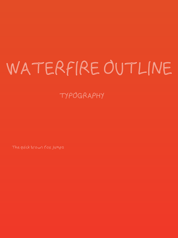 WaterFire Outline Poster