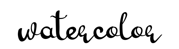 Watercolor  Free Fonts Download