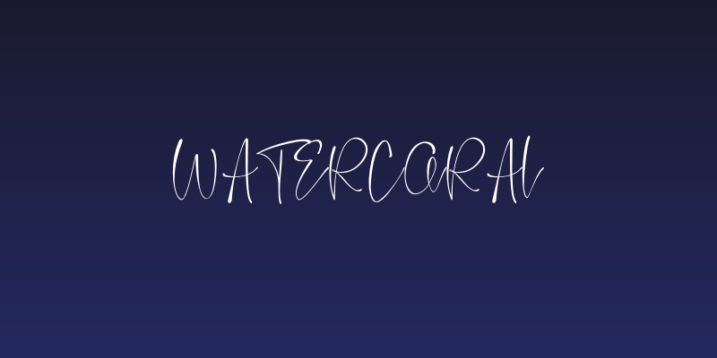 Watercoral Social Header