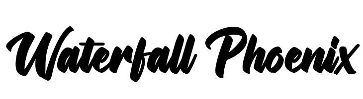Waterfall Phoenix  font caratteri gratis