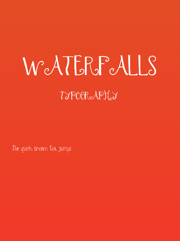 Waterfalls Poster