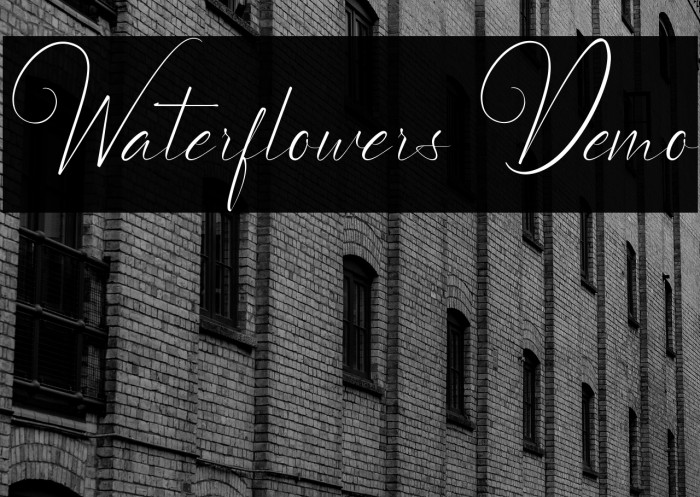 Waterflowers Demo Example 2