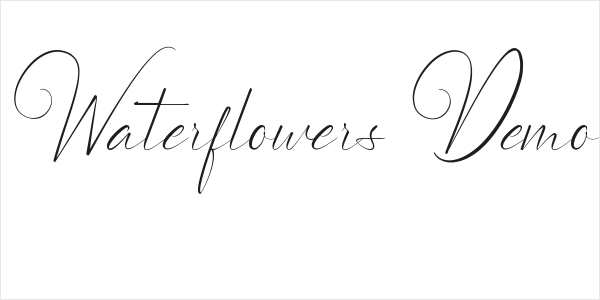 Waterflowers Demo Logo