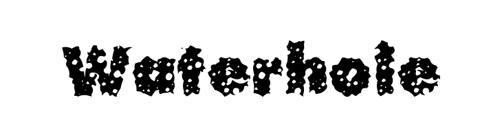 Waterhole Font