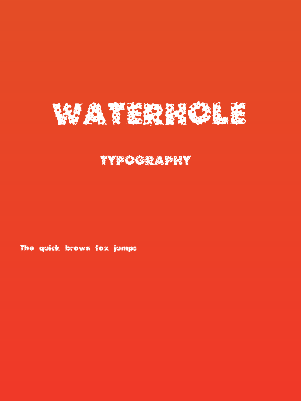 Waterhole Poster