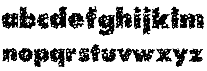 Waterhole Font LOWERCASE
