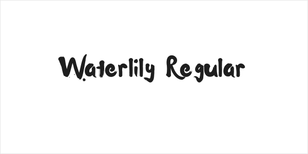 Waterlily Regular Logo