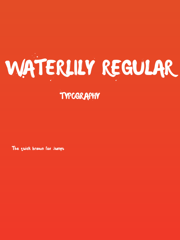 Waterlily Regular Poster