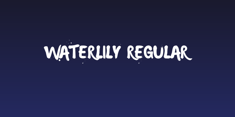 Waterlily Regular Social Header