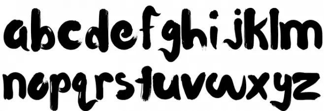 Waterlily خط أحرف صغيرة