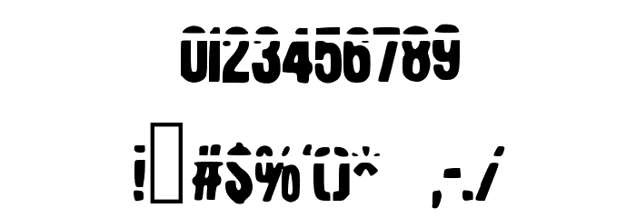 Waterline Font OTHER CHARS