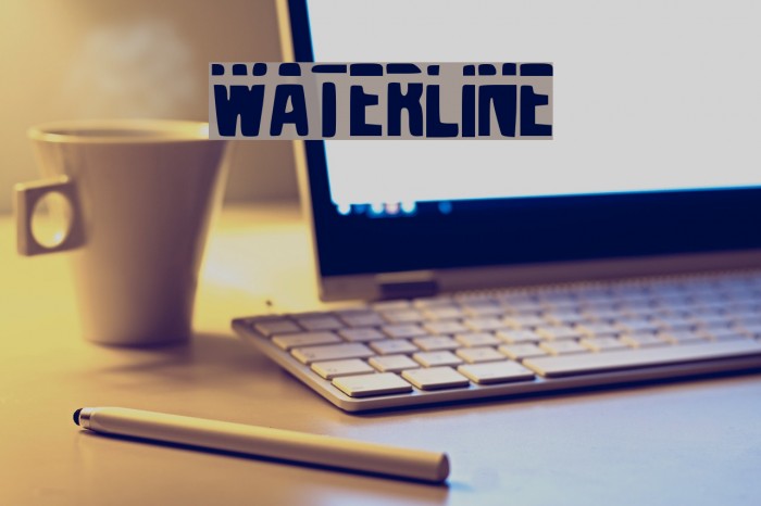 Waterline Font examples