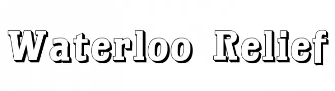Waterloo Relief  免费字体下载