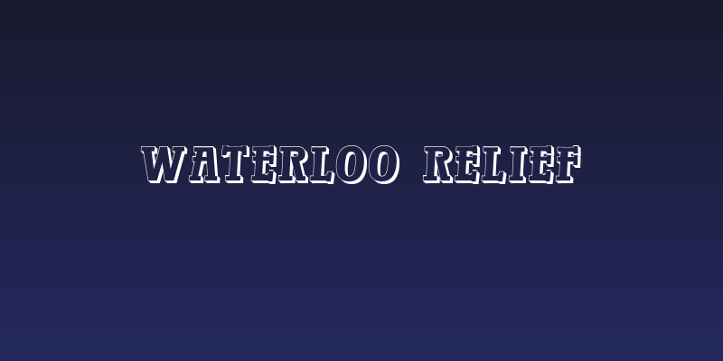 Waterloo Relief Social Header