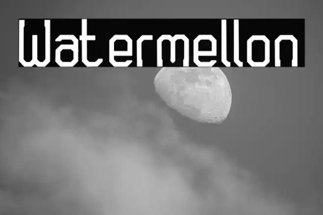Watermellon Font examples