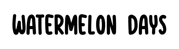 Watermelon Days  Fuentes Gratis Descargar