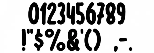 Watermelon Days Font OTHER CHARS