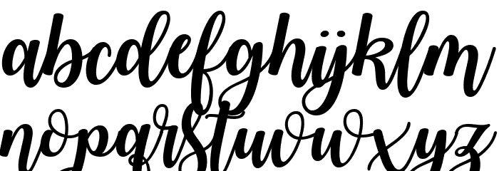 Watermelon Script 2 Font LOWERCASE