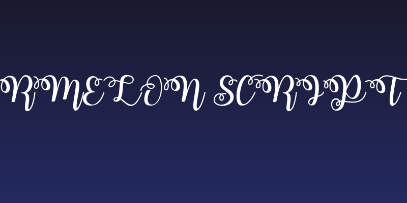 Watermelon Script Demo Social Header