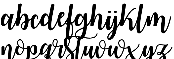 Watermelon Script Demo Font LOWERCASE