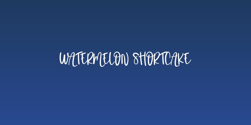Watermelon Shortcake Social Header
