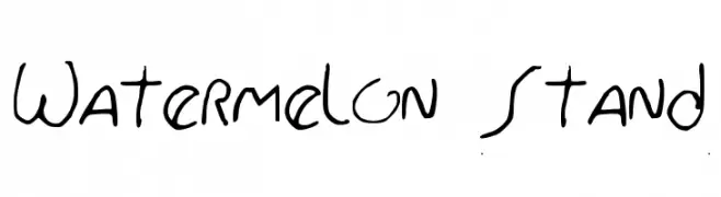 Watermelon Stand  नि: शुल्क फ़ॉन्ट्स डाउनलोड