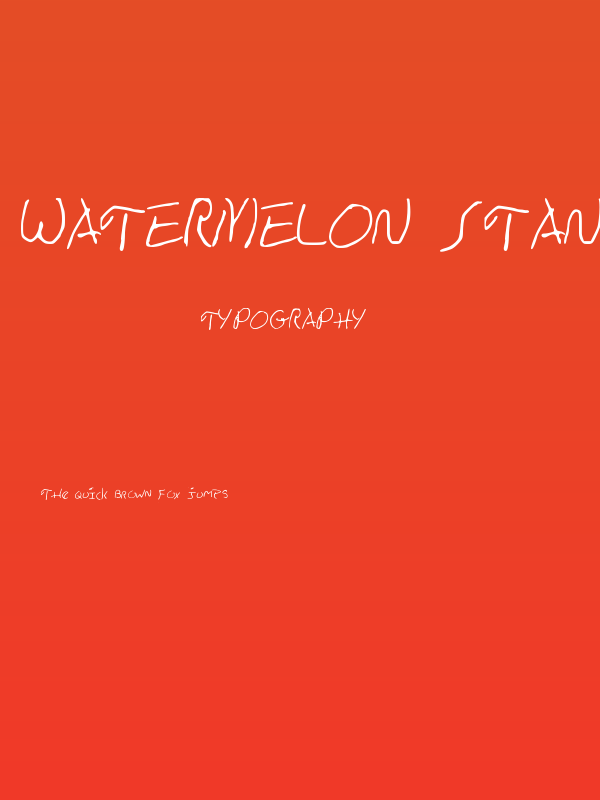 Watermelon Stand Poster